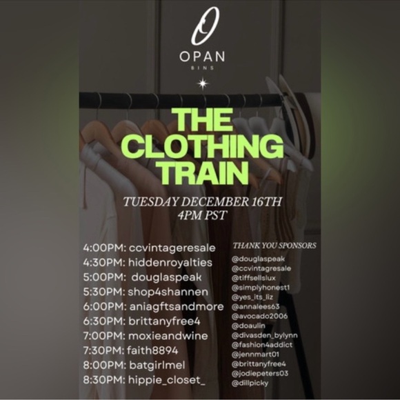 DOUGLASPEAK Other - "Opan Bins Clothing Train"